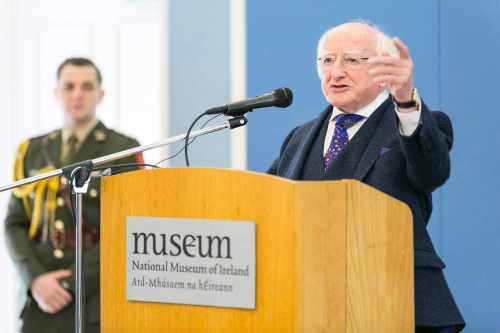 President attends an event to mark the 20th anniversary of the National Museum of Ireland