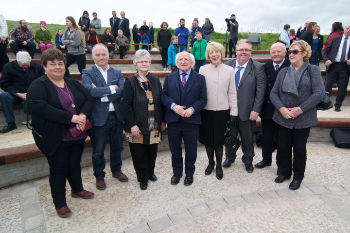 President officially opens Cloughjordan Amphitheatre