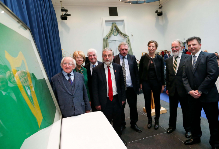 President hosts a reception to mark the 102nd anniversary of the Irish Citizens Army