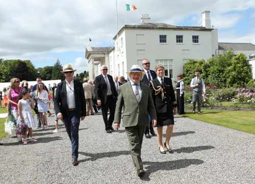 President Higgins and Sabina Higgins host a Family Day Garden Party
