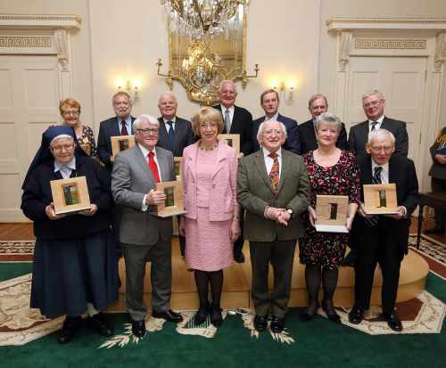 President presents the Distinguished Service Awards for the Irish Abroad 2013