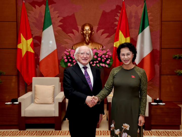 President meets with Ms. Nguyen Thi Kim Ngan, Chair of the National Assembly