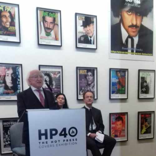 President attends the 40th anniversary of the launch of Hot Press Magazine