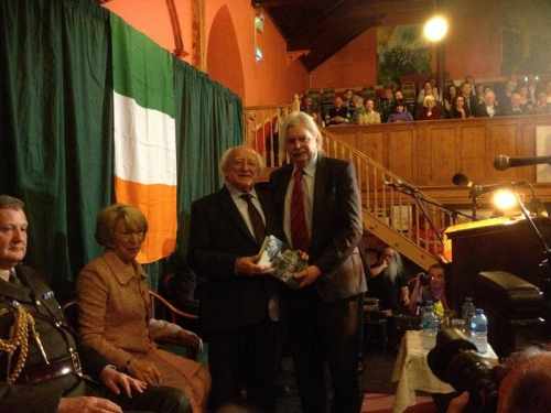 President delivers the opening address at the Patrick Kavanagh Weekend