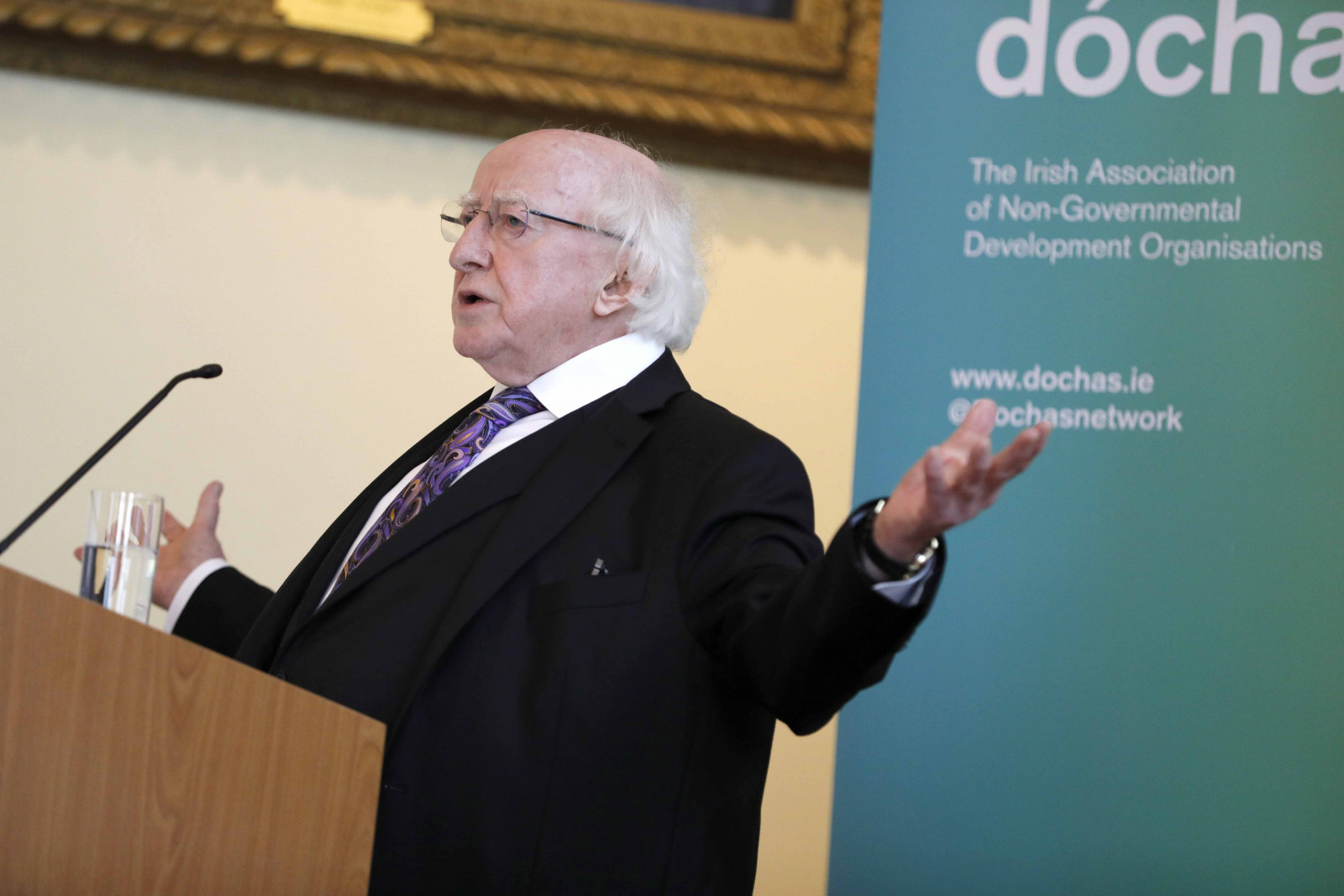 President addresses the Dóchas 50th Anniversary Conference