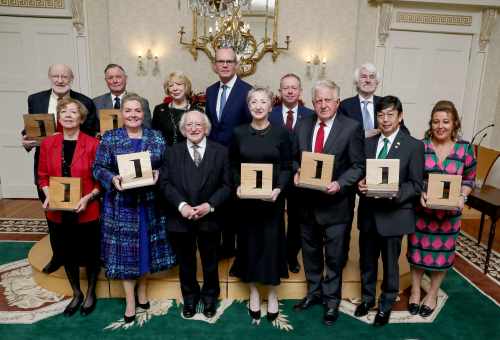 President presents the Distinguished Service Awards for the Irish Abroad 2017