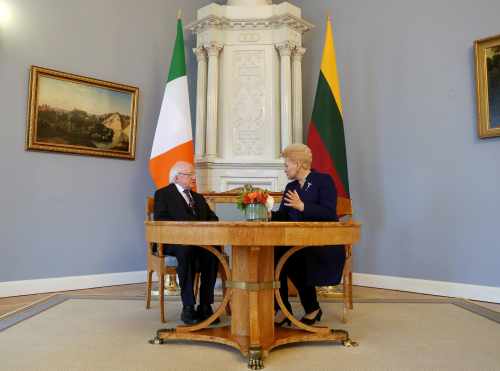 President meets with H.E. Ms. Dalia Grybauskaite, President of Lithuania