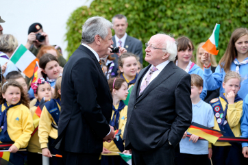 Pic shows President Higgins with President of the Federal Republic of Germany H.E. Mr Joachim Gauck
