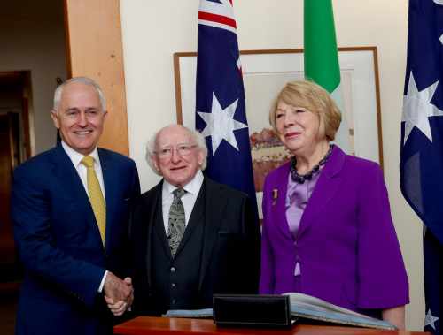 President attends meetings with Mr. Malcolm Turnbull, Prime Minister of Australia