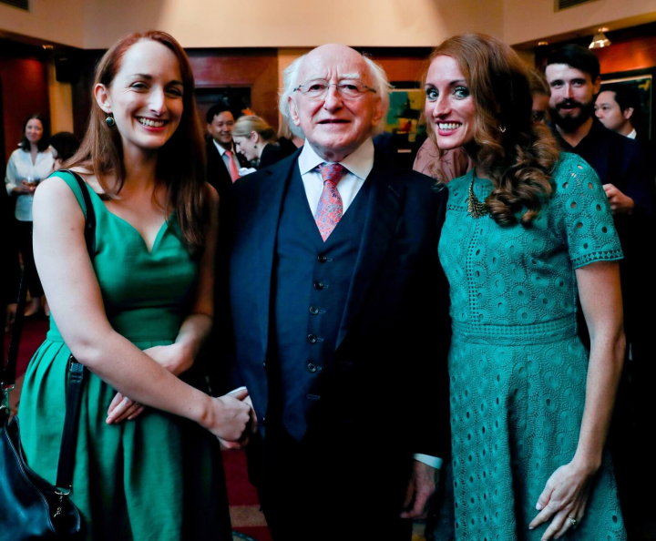 President attends an Irish Community Reception hosted by Cáit Moran,Ambassador of Ireland to Vietnam