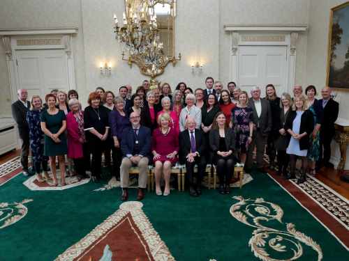 President receives representatives of Poetry Ireland and Children’s Books Ireland