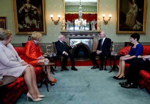 President attends courtesy call with His Excellency General the Honourable David Hurley AC DSC…