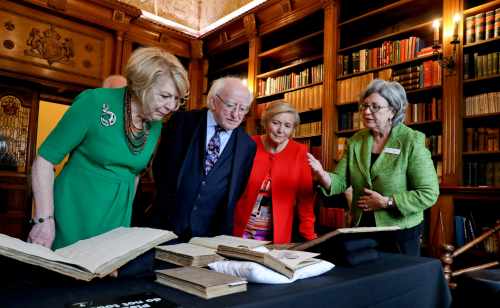 President and Sabina visit the New South Wales State Library