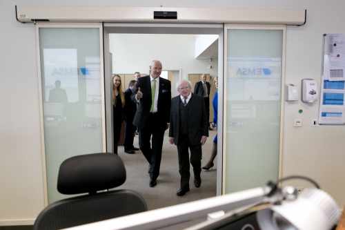 President visits the European Maritime Safety Agency
