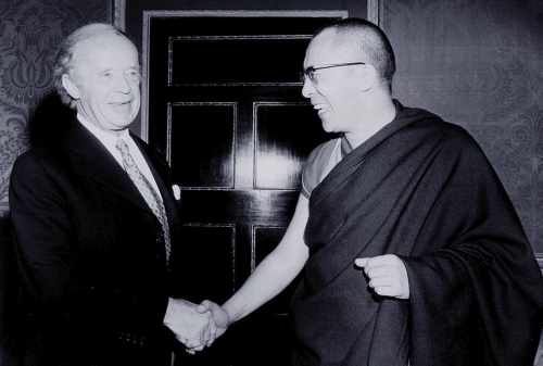 President Childers with the Dalai Lama