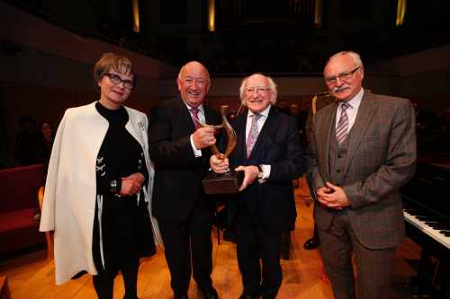 President presents the National Concert Hall Lifetime Achievement Award to John O’Conor