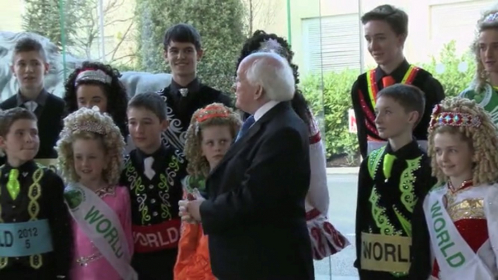 President attends An Comhdhail World Irish Dance Championships