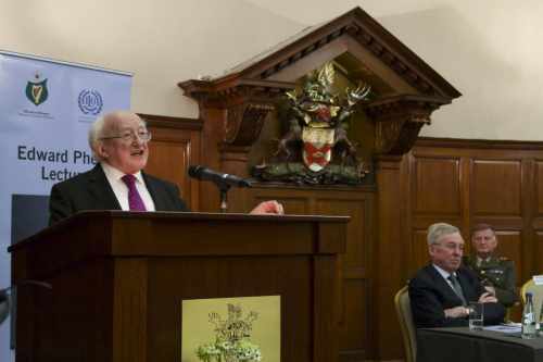 President Higgins delivers the Edward Phelan Lecture 2015