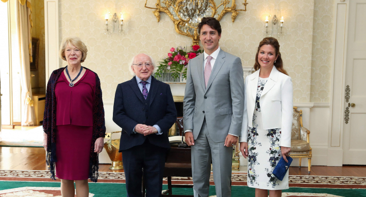 President receives Canadian Prime Minister Mr. Justin Trudeau