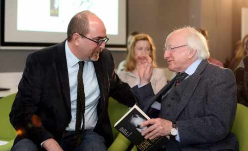 President attends a reading “Eugene O’Neill: A life in Four Acts” by the author Robert M. Dowling