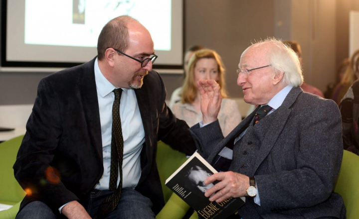 President attends a reading “Eugene O’Neill: A life in Four Acts” by the author Robert M. Dowling