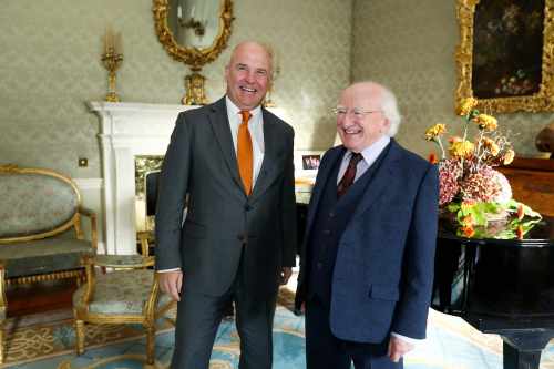 Fáiltíonn An tUachtarán roimh Nils Muiznieks Uasal, Coimisinéir Chomhairle na hEorpa um Chearta…