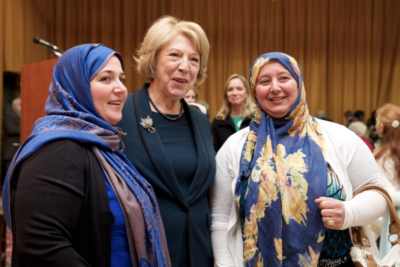 Sabina Higgins launches the newly formed group ‘The Sisters of Faith for Peace’
