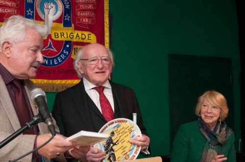 President officially opens the International Brigade Memorial Trust AGM