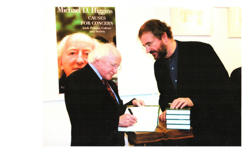 John O Donohie at Kenny's Bookshop