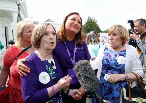 President Higgins hosts a special reception for women who worked in the Magdalene Laundries