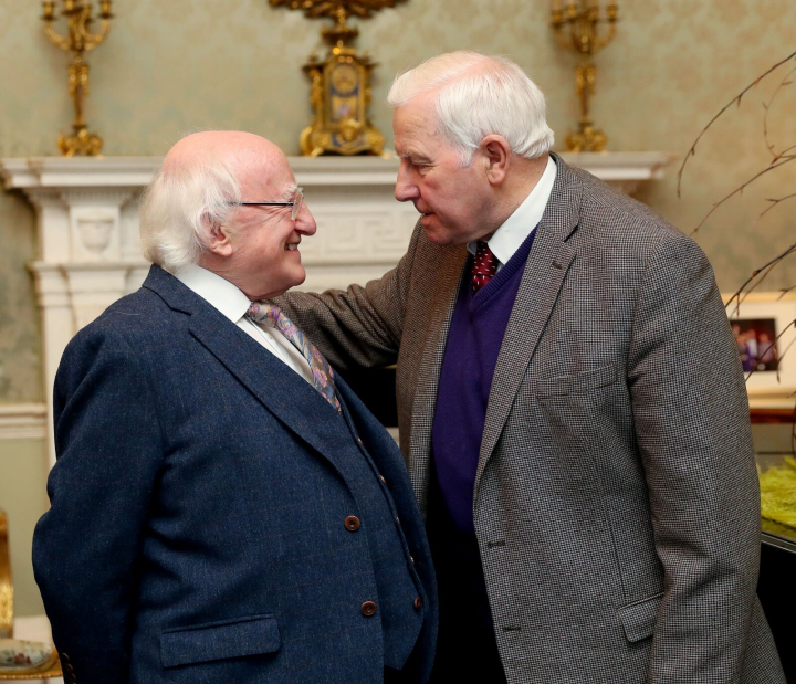 President Higgins hosts an event to grant a posthumous pardon to Mr. Maolra Seoighe
