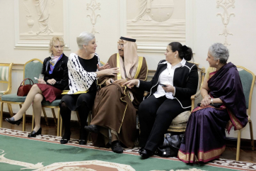 Floriva Sava, Romanian Ambassador; HE Mrs. Manuela Breazu, United Arab Emirates Ambassador H.E Dr. Saeed Mohammed Al-Shamsi, Arab Republic of Egypt Ambassador HE Ms. Soha Gendi and Indian Ambassador; HE Mrs. Radhika Lal Lokesh
