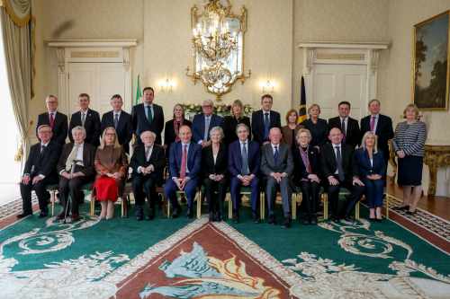 Déanfaidh an tUachtarán Connolly Cruinniú den Chomhairle Stáit