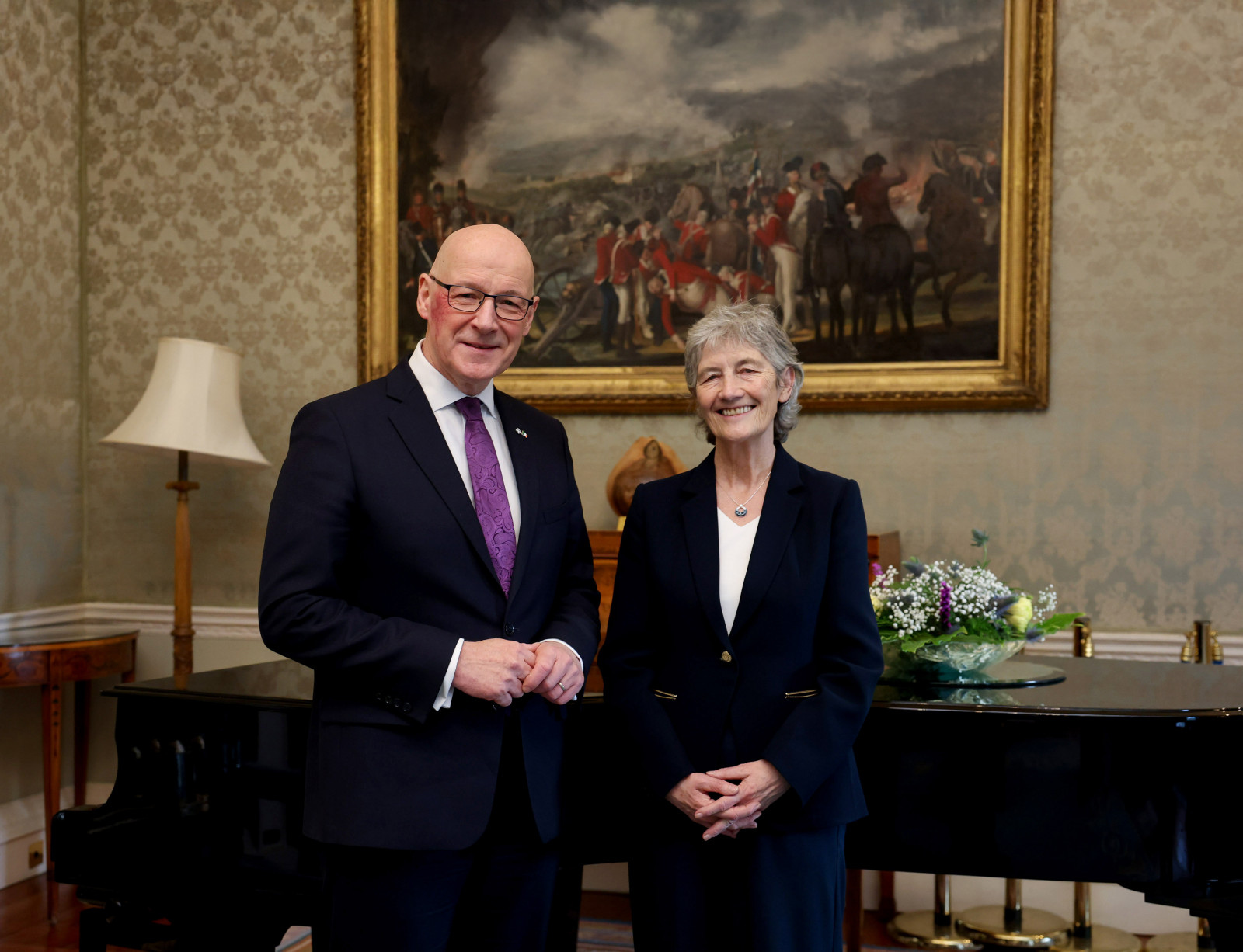 President Connolly receives Mr. John Swinney, First Minister of Scotland