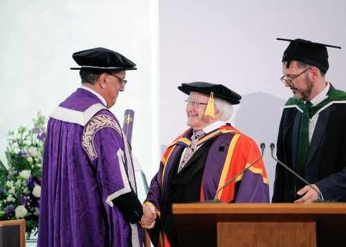 President receives Honorary Doctorate from the University of Manchester