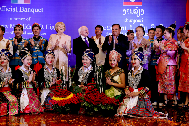 President attends a State Banquet in his honour