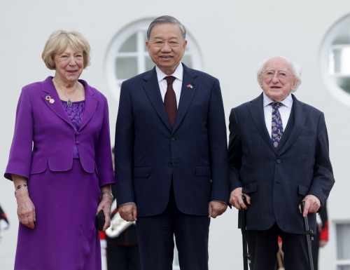 President Higgins welcomes H.E. Tô Lâm, President of the Socialist Republic of Vietnam