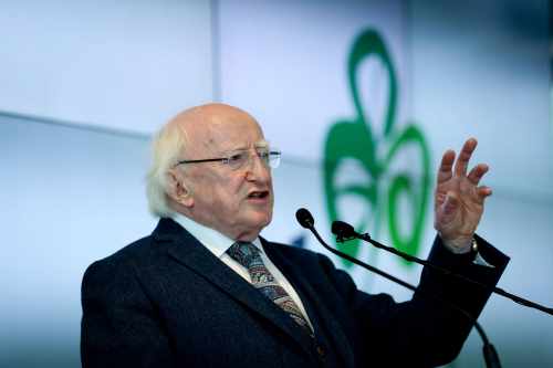 An tUachtarán agus Sabina i láthair ag lón ar scáth Turasóireacht Éireann