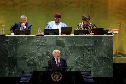 President Higgins addresses United Nations Summit of the Future in New York