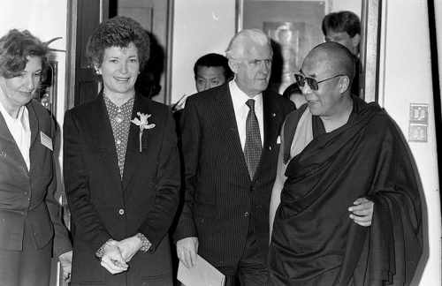 Mary Robinson and the Dalai Lama