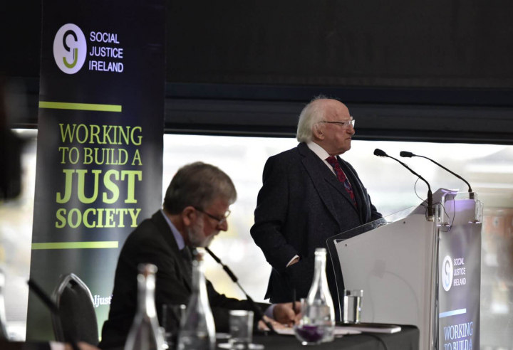 President delivers address at the Social Justice Ireland Annual Public Policy Conference