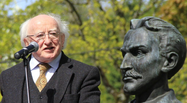 President attends Westport 1916 Centenary Commemorations