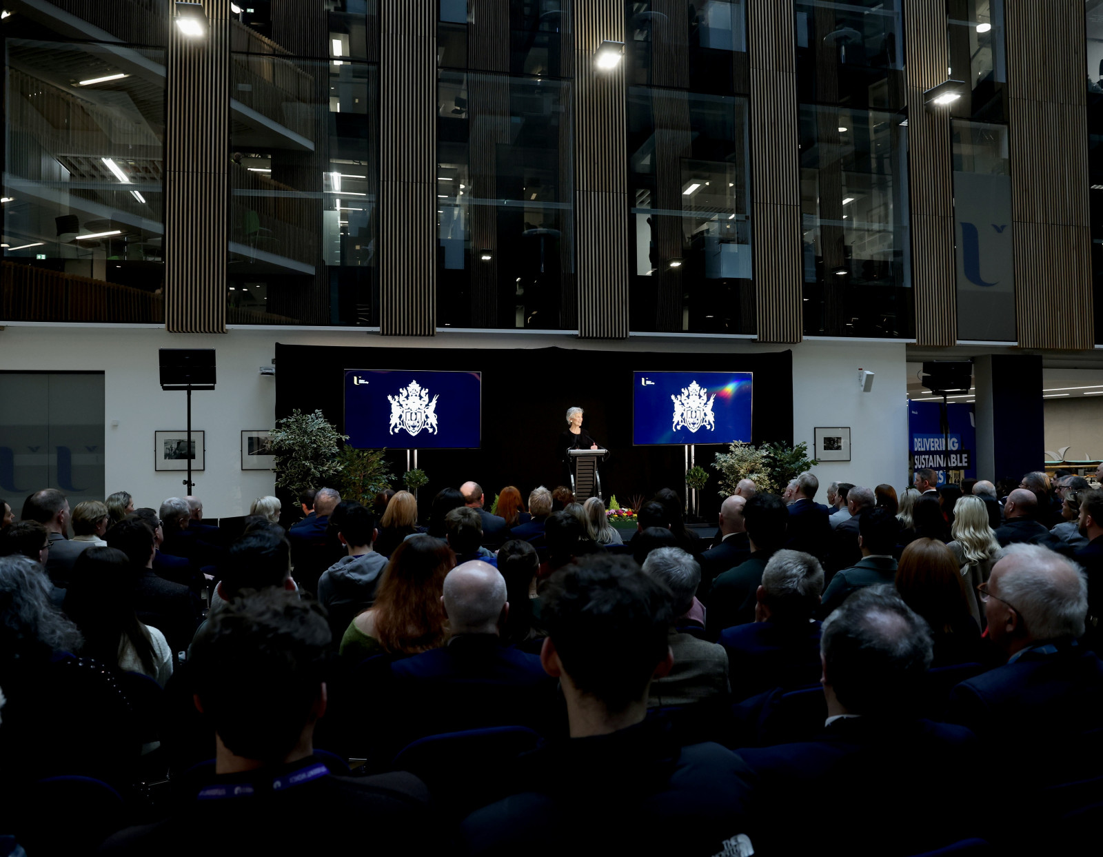 President Connolly visits Ulster University Campus