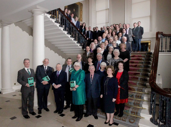 President gives an address at the launch of the Cambridge History of Ireland