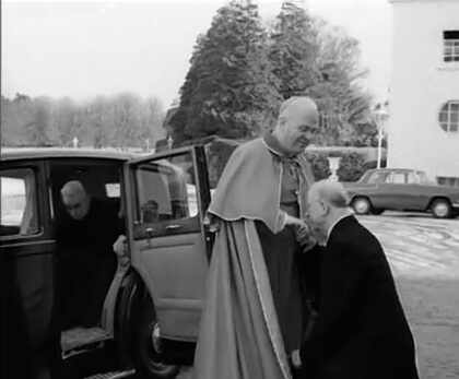 Cardinal Conway is welcomed home from Rome