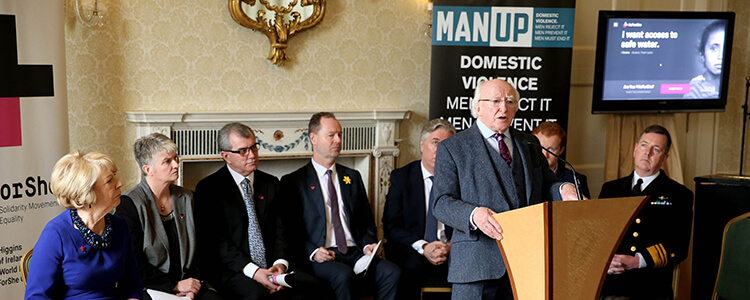 Reception Celebrating UN Women’s HeforShe Campaign and SAFE Ireland’s MAN UP Campaign