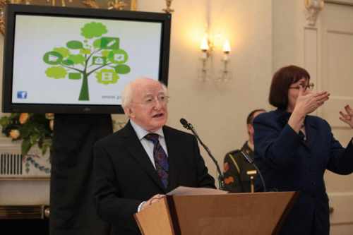 President Higgins calls for young people’s vision